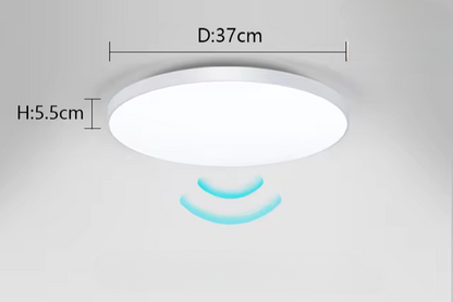 Plafonnier avec détecteur LED